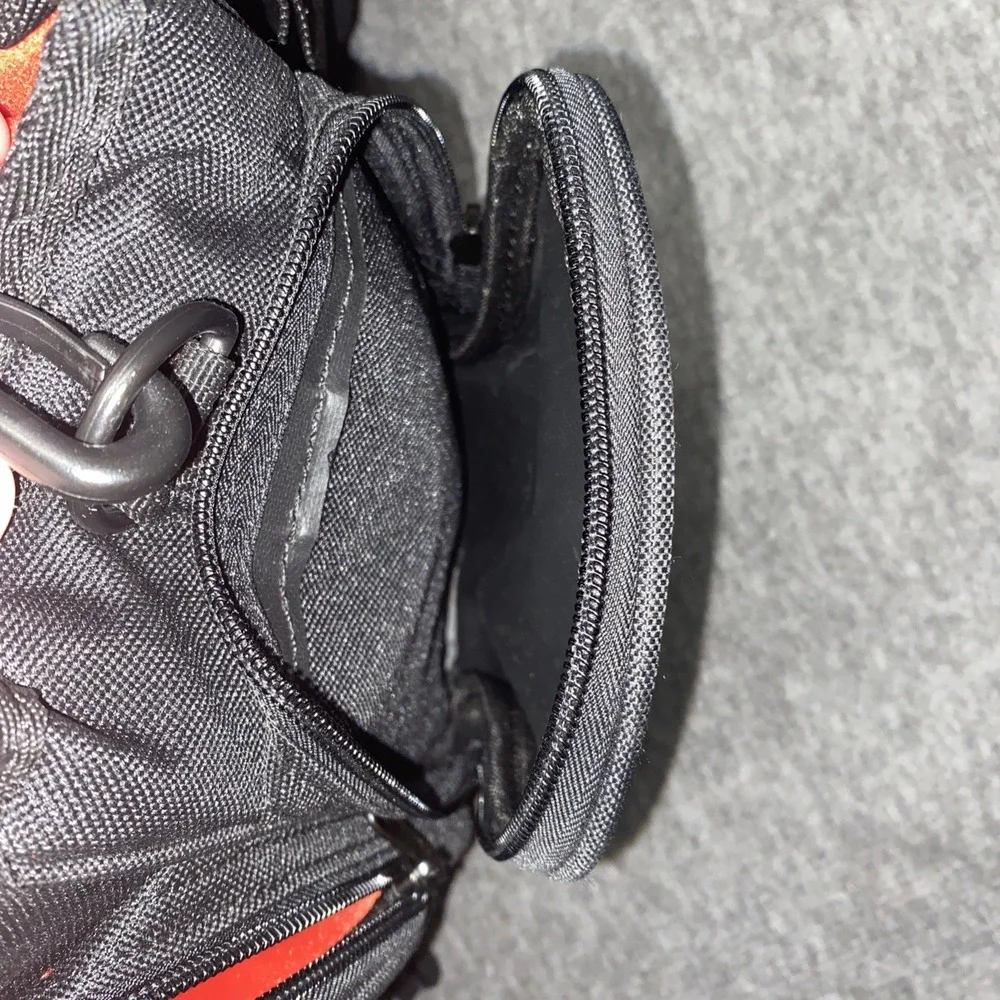 CADeN Camera Bag Case Shoulder‎ Strap Large Black Red Pockets Nikon Canon Sony